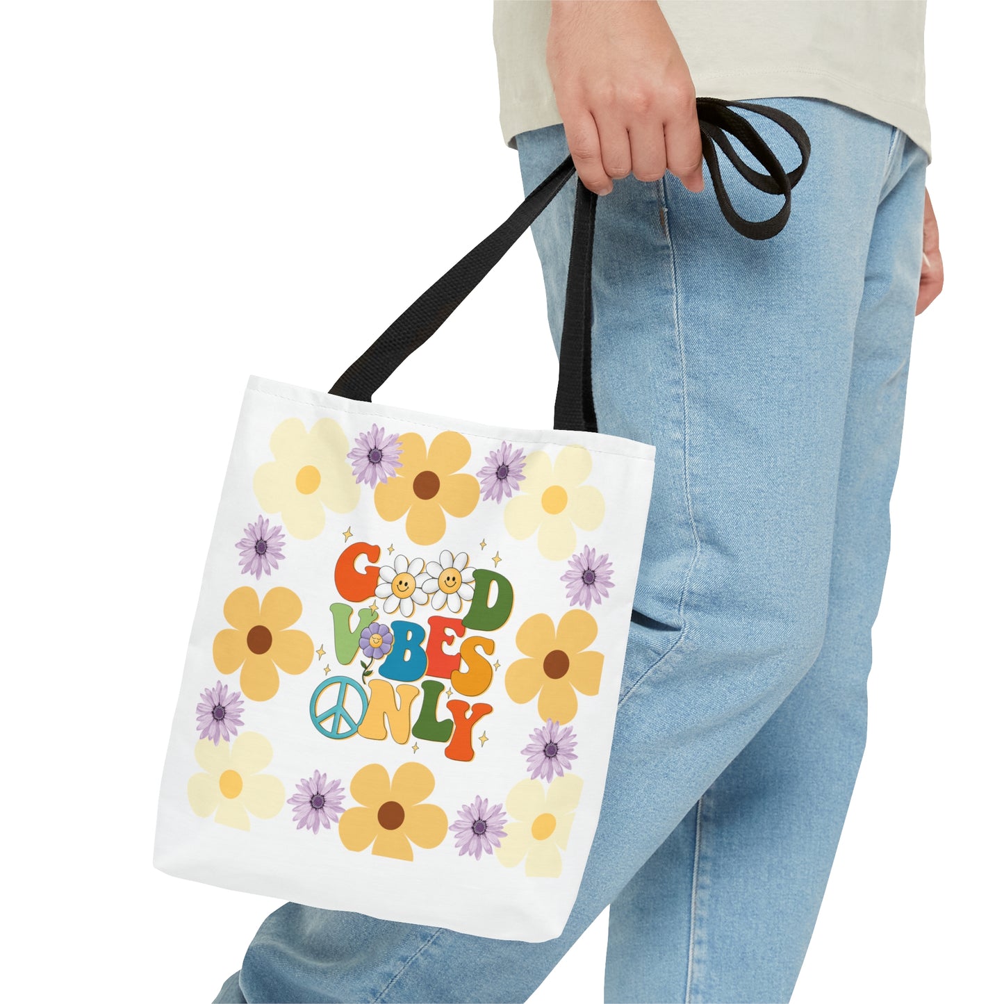 Good Vibes Tote Bag (AOP)