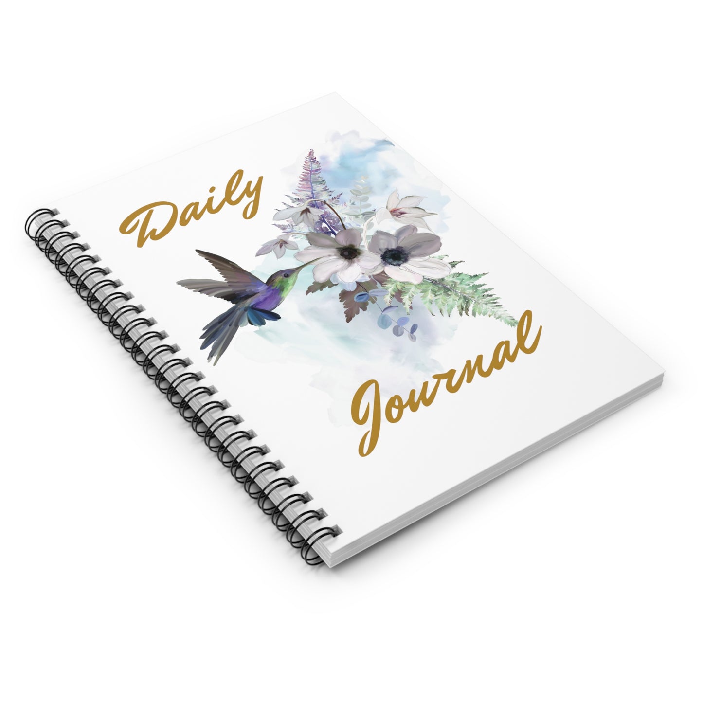 Humming bird -Spiral Notebook - Ruled Line
