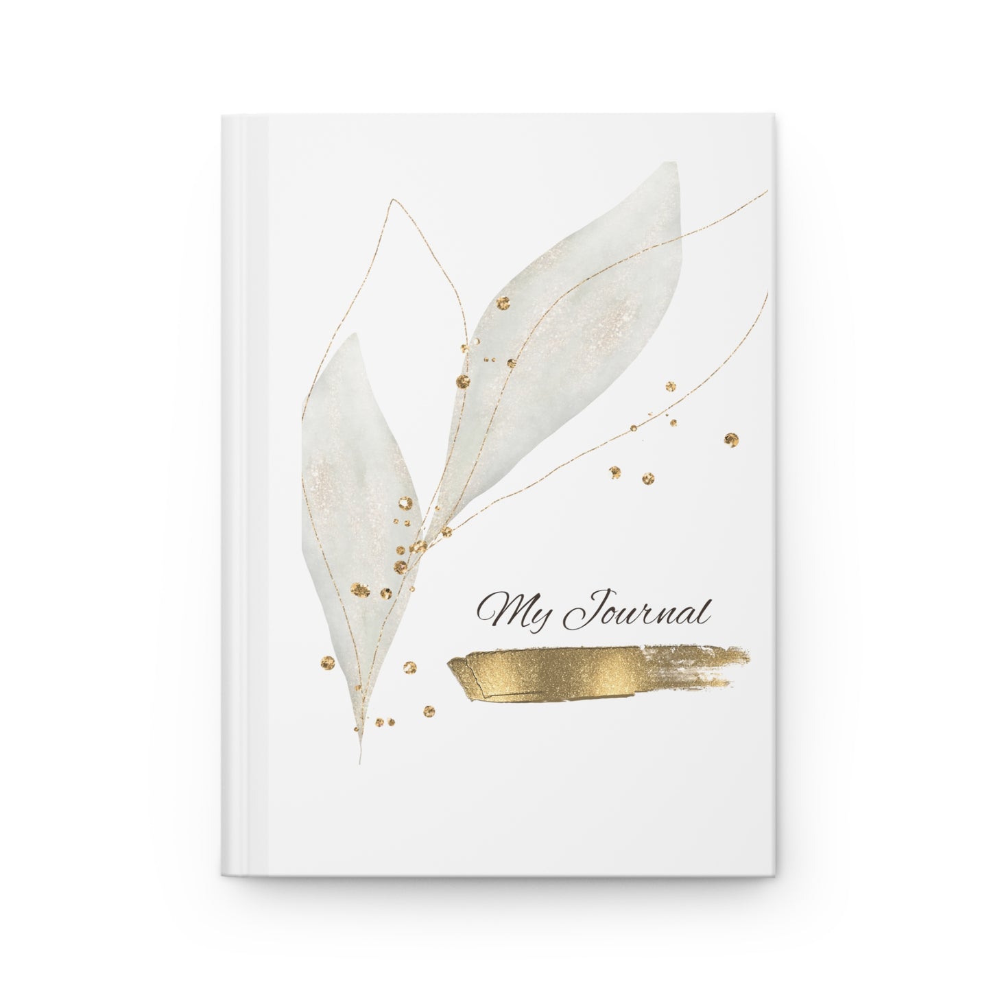 Journal white & gold Matte