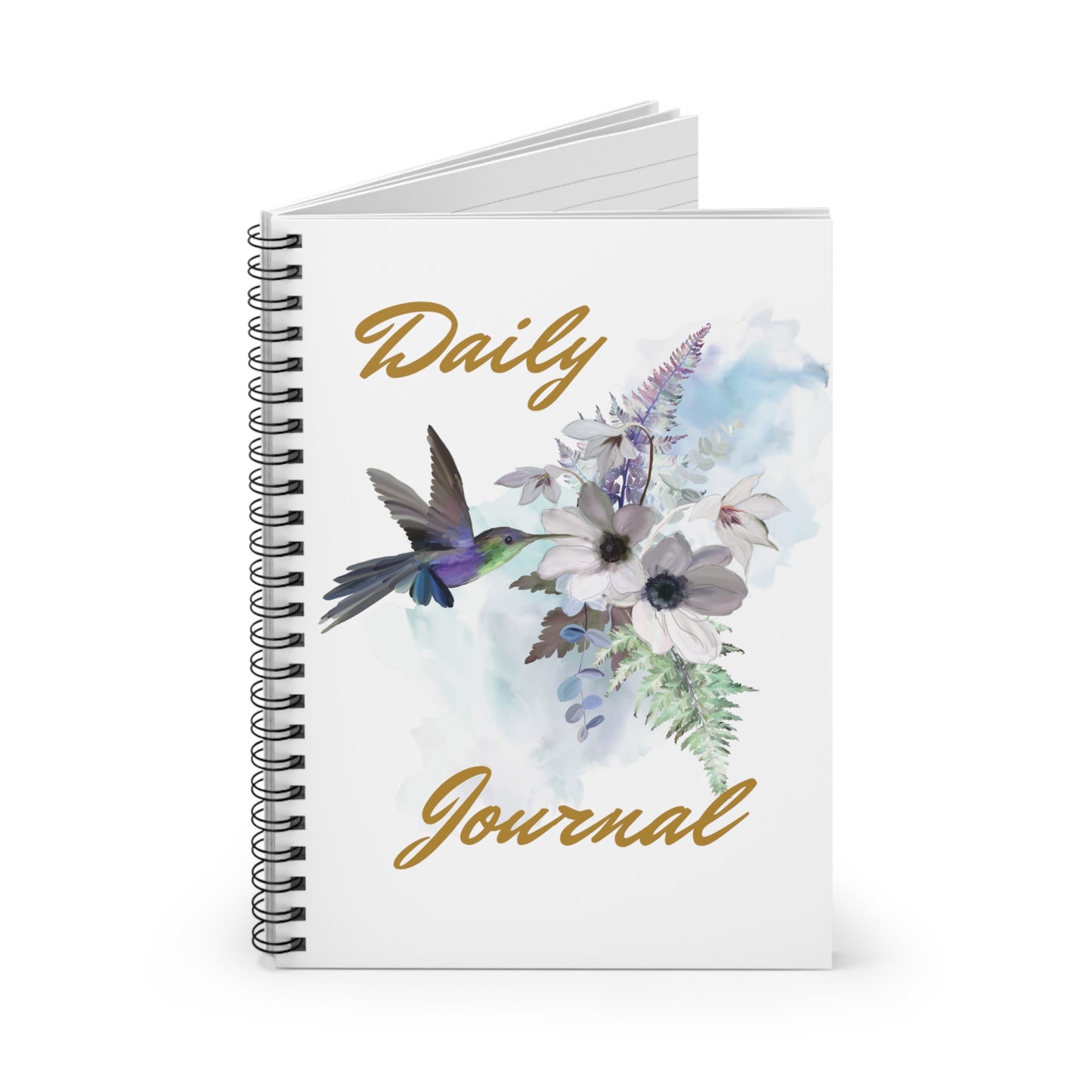Humming bird -Spiral Notebook - Ruled Line