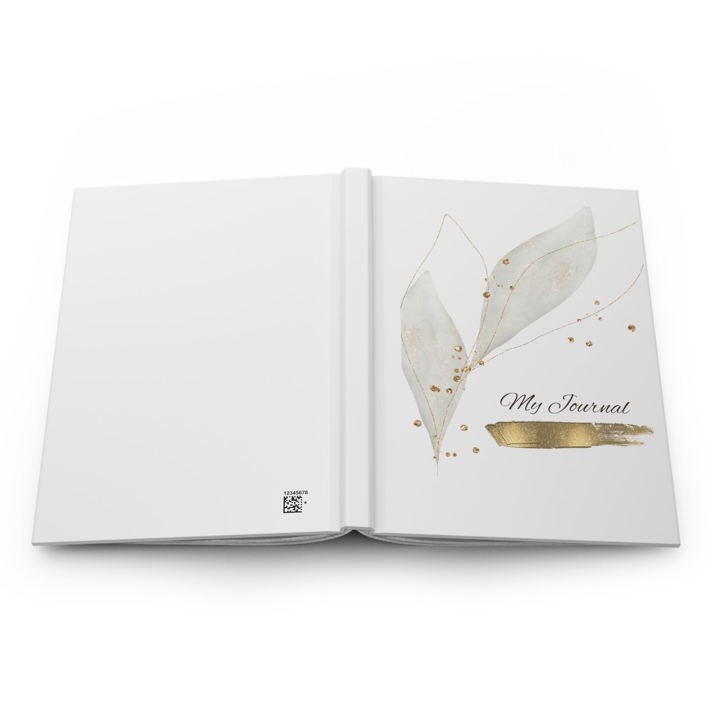 Journal white & gold Matte