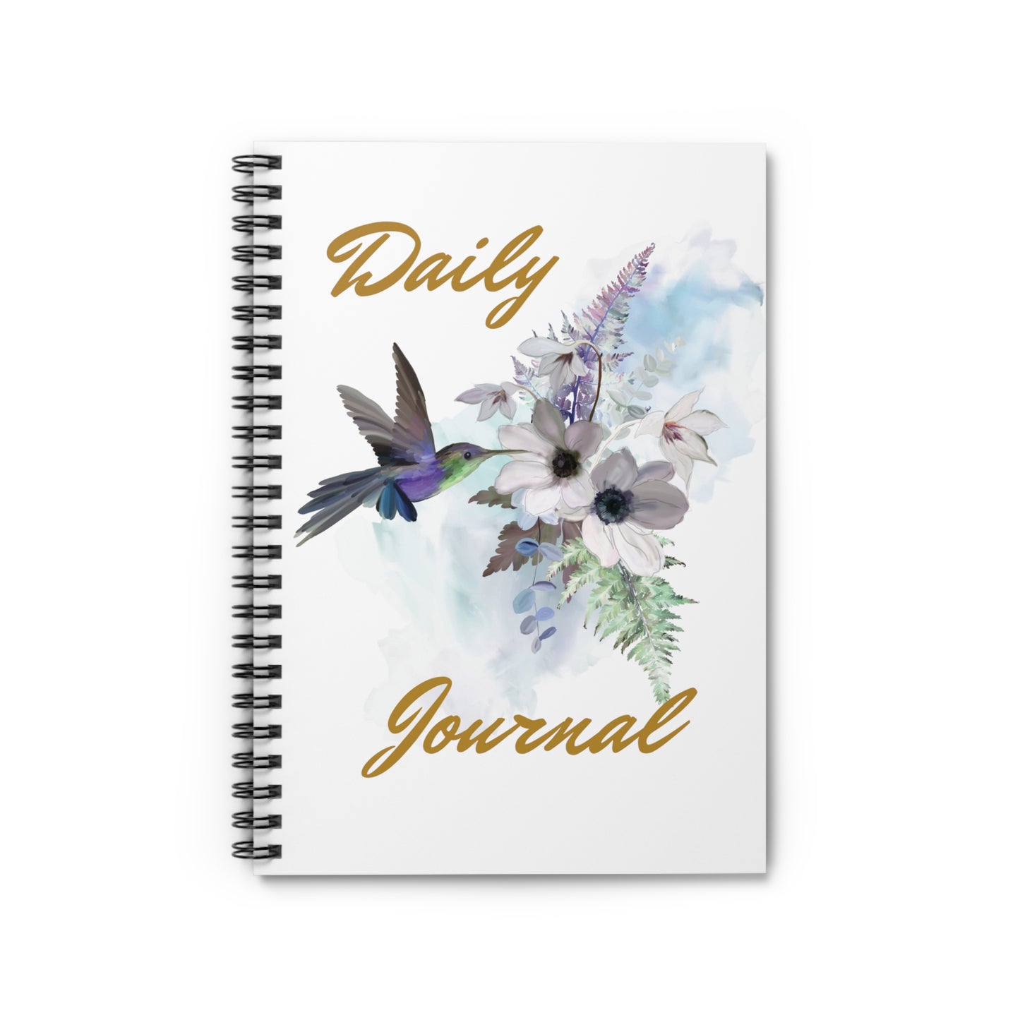 Humming bird -Spiral Notebook - Ruled Line