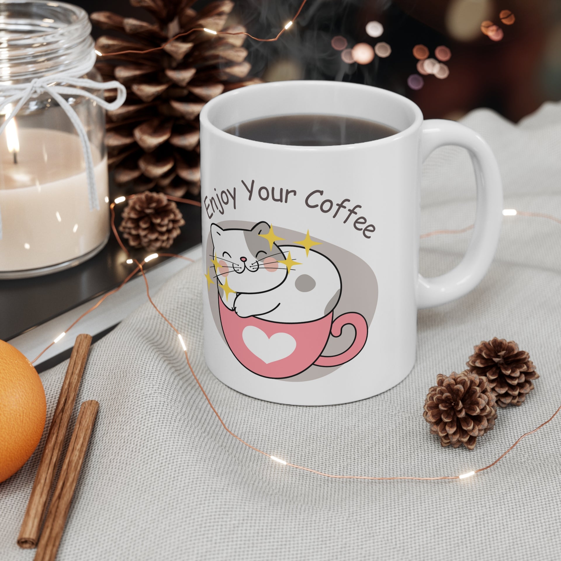 Enjoy Coffee-Mug 11oz – Andy y Alex Desings